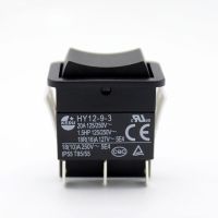 HY12-9-3 6Pins Push Button On Off On Industrial Electric Rocker Switch 125V Pushbutton Switches for Electric Tools