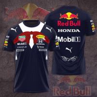 T SHIRT   Red Bull Racing Honda Rauch F1 Oracle Print 3D Summer T-Shirt Formula One Racing Team Men Women Tees Tops Clothes 5XL