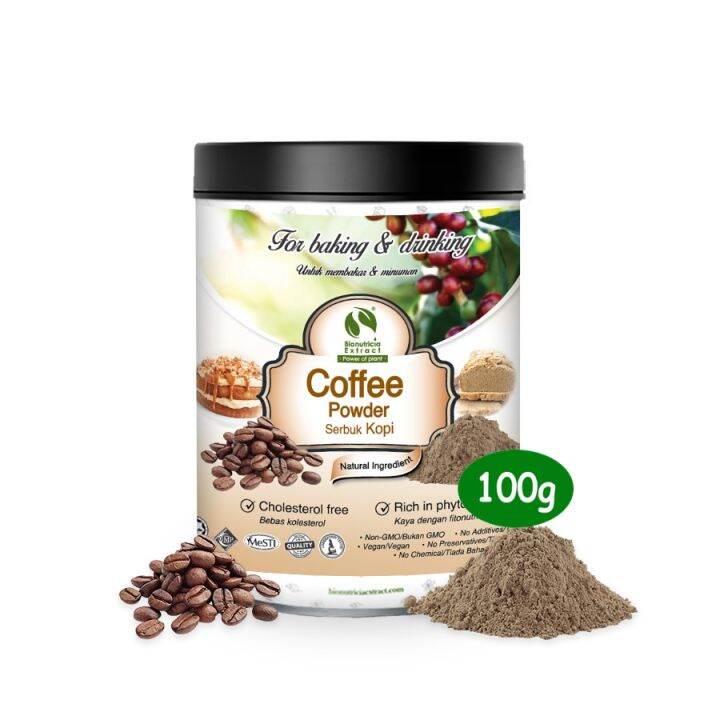 [EXP 1/24] Bionutricia Coffee Extract Powder (100g / Can) Caffeine