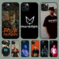 Rapper Rauw Alejandro Phone Case For iPhone 11 12 Mini 13 14 PRO XS MAX X XR 6 7 8  Plus Shell  Screen Protectors