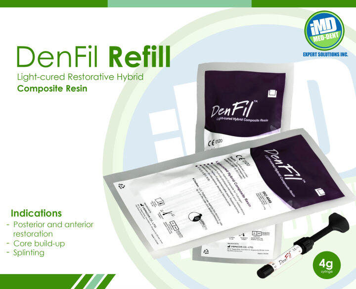 DenFil Refil Hybrid Composite Resin Packable Lazada PH