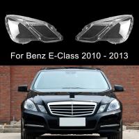 กระจกไฟหน้ารถสำหรับ Mercedes Benz E Series W212 2010 2011 2012 2013อะไหล่รถยนต์เปลือกโป๊ะไฟแบบโปร่งใสอุปกรณ์เสริมรถยนต์