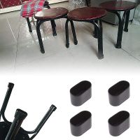 ▤ 12pcs Oval Chair Leg Caps Anti-Scratch Furniture Feet Cover PVC Table Legs Pad Floor Protector Chair Leg Tip for Home Garden