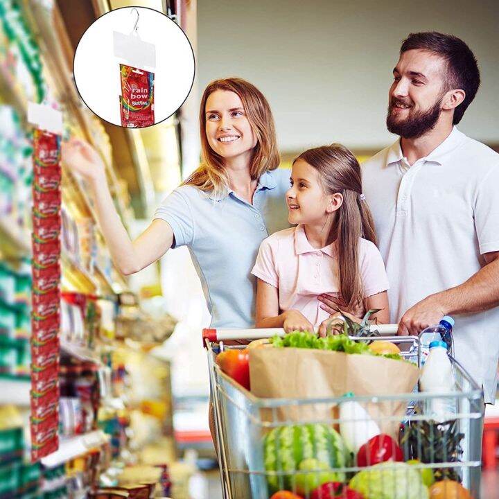 plastic-merchandise-clear-display-hooks-strips-transparent-snack-hanging-clips-supermarket-commodity-storage-strip