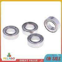 Pelaso ตลับลูกปืนสีเงิน4ชิ้น5X9X3มม. สำหรับ WLtoys12428 12423 12628รถแข่ง RC