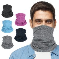 Solid Outdoor Bandana Buffe Mascarillas Winter Windproof Fleece Neck Warmer Gaiter Men Cycling Motorcycle Fishing Face Shield