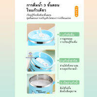 B0045 แก้วน้ำเด็ก แก้วน้ำมีฝาเปิด-ปิดสามารถกันหกได้ พร้อมหลอดดูด ขนาด 250 ML  อุปกรณ์ทานอาหารสำหรับเด็ก