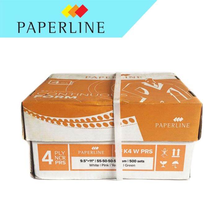Continuous Form 9.5 x 11 Paperline 4 PLY PRS (500 sets 2000 sheets