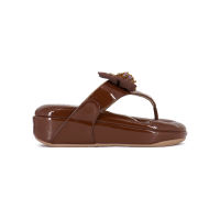 SHU SOFASHOES SWEET CHIC GLOSSY CHOCO รองเท้าแตะหญิง