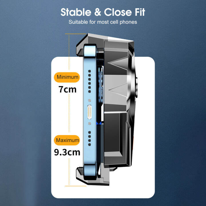 doomhot-เซมิคอนดักเตอร์2อิน1โทรศัพท์มือถือระบายความร้อนได้อย่างรวดเร็วและสตรีมมิ่งเคสระบายความร้อนโทรศัพท์เกมมือถือหม้อน้ำแสง-rgb-พัดลมโทรศัพท์โทรศัพท์มือถือ