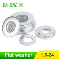 1-100 pcs M1.6 M2 M2.5 M3 M4 M5 M6 M8 M10 M12 M16 M20 M22 304 Stainless Steel Flat Washer shim spacer Plain metal Washers Rings Nails  Screws Fastener