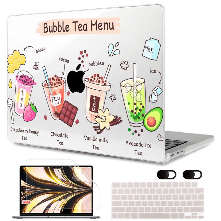 เคสคริสตัลฮาร์ดสำหรับ-macbook-pro-air-m2-m1-2022-2020-a2681-a2338-a2337-a2179-air13-a1932-a1466-pro-retina-13-14-16นิ้ว-m1-a2442-a1502-a1708-a1706-a2159แป้นพิมพ์ฟิล์มth