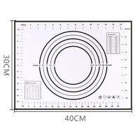 【✴COD✴】 SDFS34534 แผ่นแผ่นซิลิโคนสำหรับอบแบบนอนสติ๊ก80ซม. แผ่นรองตะแกรงย่างตั้งโต๊ะแป้งนวดกลิ้งขนมอบเครื่องมือทำอาหาร Fy0122มีดตัด