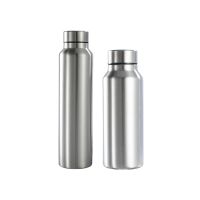 Stainless Steel Sports Water Bottle Thermos Mug 650/1000ml Leak Proof Thermosmug Single Wall Vacuum Camping Gym Metal Flask