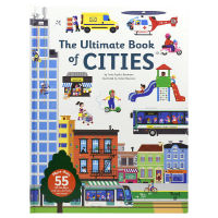 The ultimate book of cities stereoscopic flipping toy book city theme game book: popular science books on urban operation English edition stereoscopic mechanism flipping Book English original edition imported 5 years old+