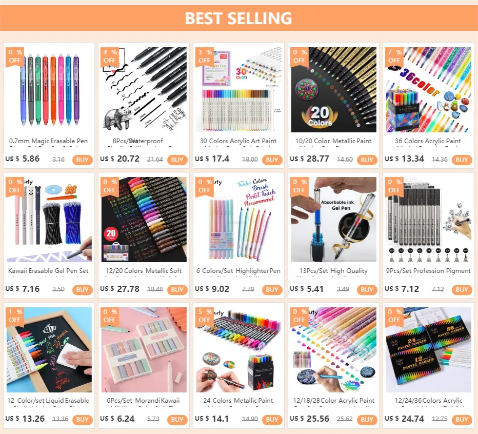 8/12 colors Double Lines Contour Art Pens Markers Pen Out Line Pen  Highlighter Scrapbooking Bullet diary Graffiti Poster card