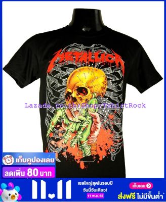 เสื้อวง METALLICA เมทัลลิกา ไซส์ยุโรป เสื้อยืดวงดนตรีร็อค เสื้อร็อค  MET1230 สินค้าในประเทศ