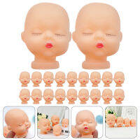 OULII 20pcs Diy Doll Heads Keychain DIY อุปกรณ์เสริมตุ๊กตา Handmade Heads Diy หัวตุ๊กตา