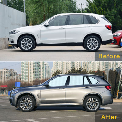 สำหรับ BMW X5 F15 2013-2018ม่านบังแดดรถยนต์ปกรถกระจกป้องกันด้านหน้าหน้าต่างด้านข้างกันแดดป้องกันรังสียูวีม่าน