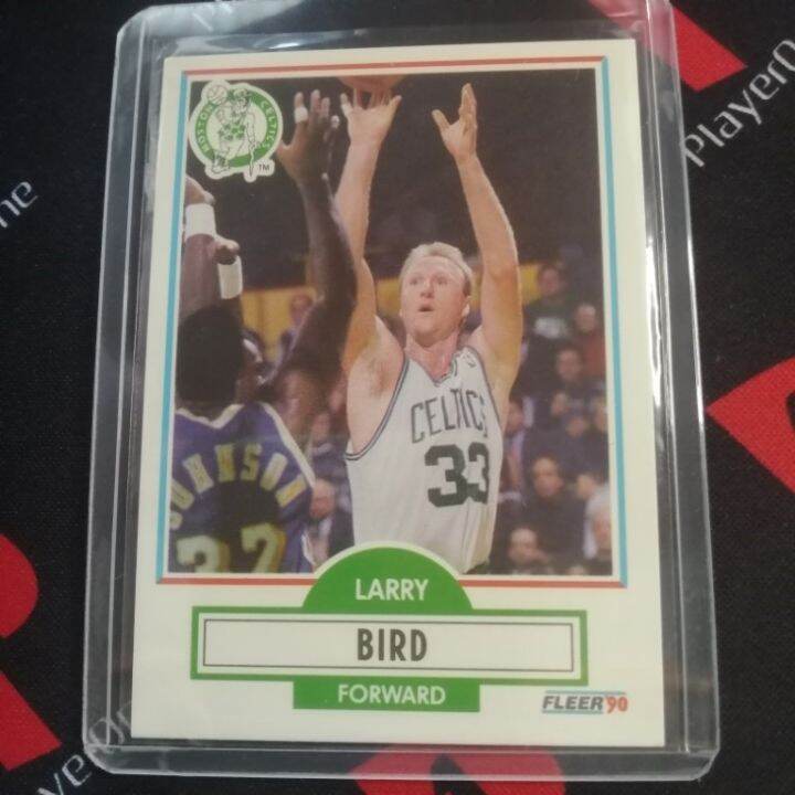 1990 Larry Bird Fleer '90 NBA Card | 30+ Year Old | Vintage Card ...