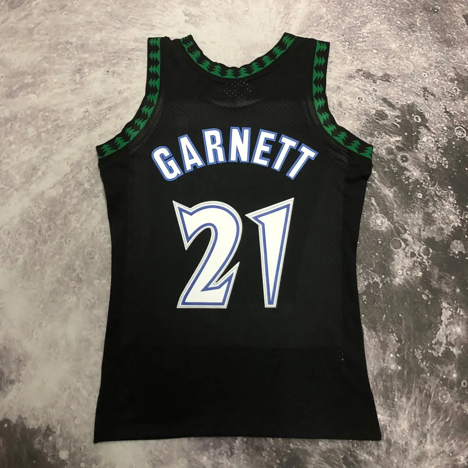 Kevin Garnett Minnesota Timberwolves Mitchell & Ness Hardwood Classics 1997-98 Authentic Jersey - Black