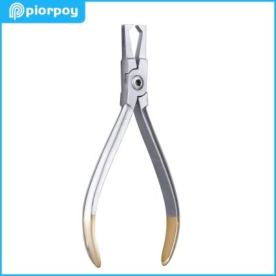 ตัวยึดเหล็กดัดฟันทันตกรรม PIORPOY ฟันหน้าคีมสแตนเลสอุปกรณ์กำจัดทันตกรรมชุดแปรงสำหรับแต่งหน้าผลิตภัณฑ์