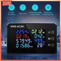 PLLEWY จอแสดงผล LED เครื่องตรวจจับพลังงานชิปเฉพาะ AC 50-300V AC wattmeter 8 in 1 เครื่องวัดพลังงาน ดิจิตอลโวลต์มิเตอร์แอมมิเตอร์