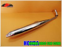 HONDA S90 CS90 S90Z CD90 (90cc.) BENLY EXHAUST MUFFLER "CHROME" PIPE (1 PC.) // ท่อไอเสีย ชุบโครเมี่ยม สินค้าคุณภาพดี