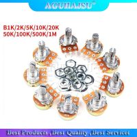 30pcs WH148 3pin 15mm B1K B2K B5K B10K B20K B50K B100K B250K B500K B1M Potentiometer 1K 2K 5K 10K 20K 50K 100K 250K 500K 1M WATTY Electronics