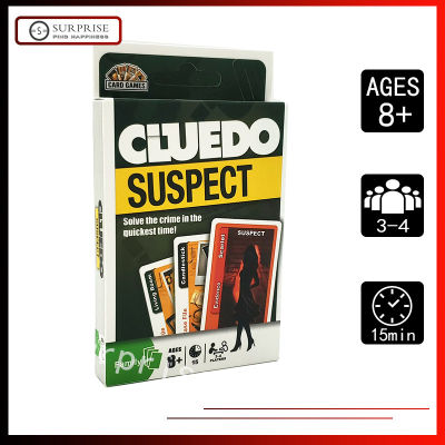 【ร้านเซอร์ไพร์ส】เกมการ์ด-Cluedo suspectเวอร์ชั่นภาษาอังกฤษเกมปาร์ตี้