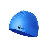 【CW】 Drying Monochrome Silicone Swim Cap Material Hair Size