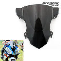 Areyourshop กระจกหน้ารถ สำหรับ BMW Motorrad S1000RR 2015 16 17 18 สีดำ Windshield Visor