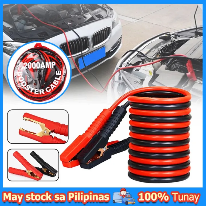 🇵🇭 4M 2000AMP Car Battery Jump Cable Booster Cable Emergency Terminals