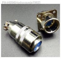 12mm flange connector 2pins Male Female Wire Panel Connector Circular Aviation Connector Socket Plug