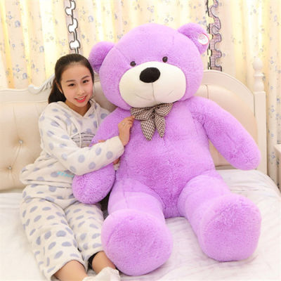 Soft PP Cotton Stuffed Bear Toy Animals Bears With Tie Giant Doll Plush Toys For GirlFriend Valentines Day Gifts 5 Colors