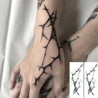 【hot】卐►  Temporary Sticker Branch Design Fake Tatto Flash Tatoo Arm Hand for Men