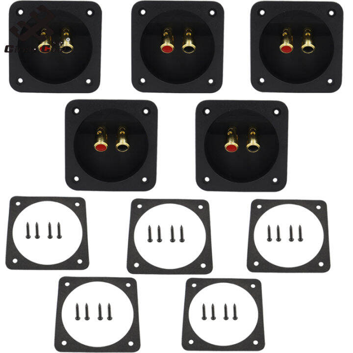 Circle Cool 5pcs Car Subwoofer Audio Junction Box Push Spring Loaded