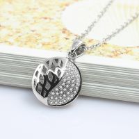 [COD] Qiaolanxuans new silver-plated necklace creative personality diamond-encrusted ladys street style fresh necklace wholesale