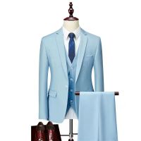 Fattening plus size suit suit mens two-piece Suit Wedding g加肥加大码西服套装男士二件套结婚新郎伴郎大码礼服宽松西装外套