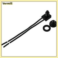 VERMILL 2PCS เปิด/ปิด12V สวิทช์ปุ่มกด RV 4lines พลาสติกทำจากพลาสติก สวิทช์กันน้ำ SPST ทนทานต่อการใช้งาน สวิตช์อุปกรณ์ไฟฟ้า รถจักรยานยนต์/รถยนต์