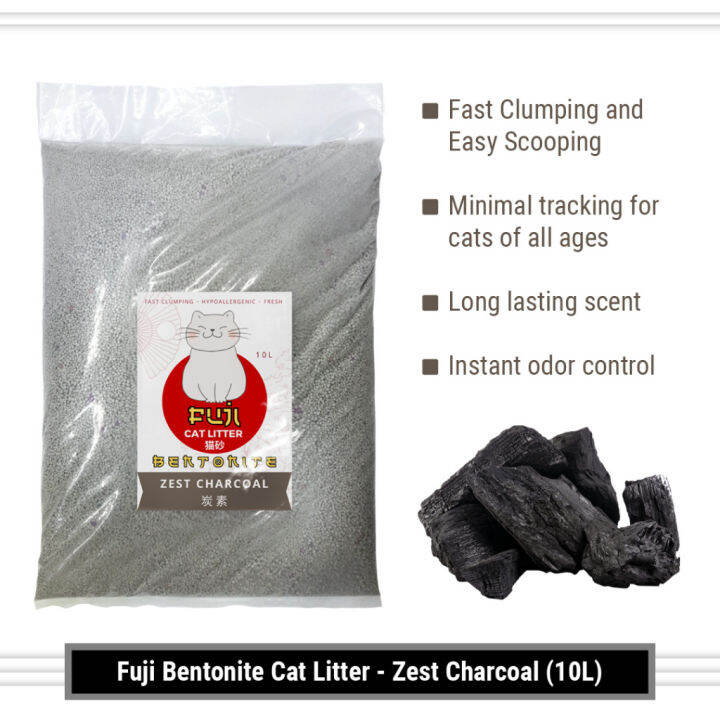 FIPRO10L Fuji Cat Litter Bentonite Fast Clumping,Hypoallergenic,Fresh