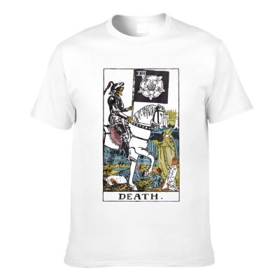 Death Hooligans Rider-Waite Tarot Mens Short Sleeve T-Shirt