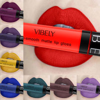 BeautyIU ?VIBELY HOT SALE!!!? 29 สีลิปสติกเนื้อแมทพื้นผิวหมอกลิปกลอสกันน้ำติดทนนานสีสดใสลิปเคลือบริมฝีปากเครื่องสำอางสำหรับผู้หญิง