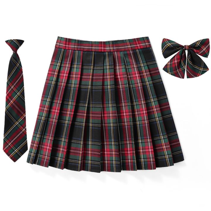 cc-waist-pleated-skirt-necktie-new-preppy-a-school-uniforms-kawaii