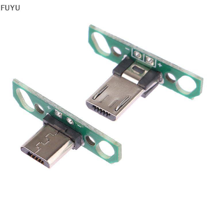 fuyu-ช่องเสียบสายชาร์จสำหรับไมโครดาต้าบอร์ดทดสอบที่มีหัวต่อแบบ-micro-usb-ตัวเมีย90องศา