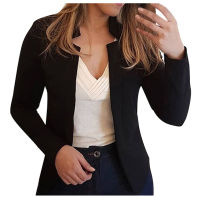 Womens Fashion Long Sleeve Solid Jackets Coat Ladies Slim Small Suit Jacket Blazers For Women Elegant Stylish veste femme