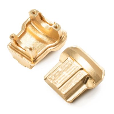 2Pcs Brass Front and Rear Axle Cover 9787 for TRX4M -4M 1/18 RC Crawler Car Upgrade Parts Accessories