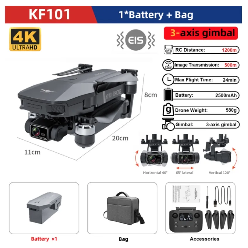 drone visuo k3 kf101