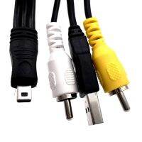 UC-E6 Camera Mini 8 Pin USB Data Cable with Video AV RCA Dual Multi-Function for Nikon CoolPix Fuji Panasonic