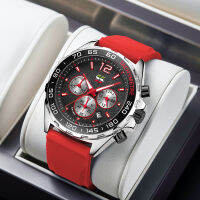 2023ใหม่ S Mens นาฬิกาซิลิโคนแบรนด์หรูกีฬา Chronograph Big dial นาฬิกาควอตซ์ผู้ชายนาฬิกาผู้ชายนาฬิกา